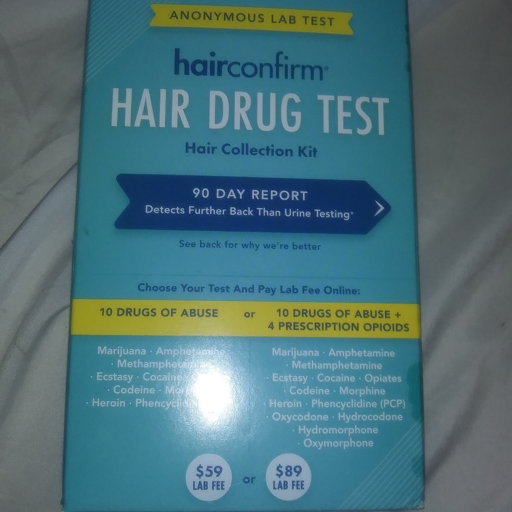 Hair drug test lab fee separate bought the wrong t
